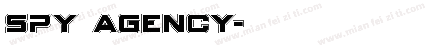 spy agency字体转换
